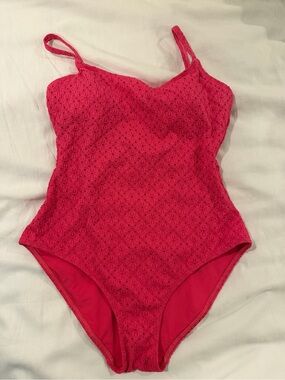 Andie Pink One Piece Swim SAMPLE Small